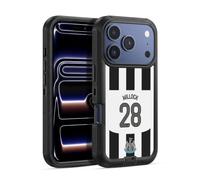 Head Case Designs sous Licence Officielle Newcastle United FC Joe Willock 2024/25 Joueurs Home Kit Étui Antichoc Ultra-Blindé Compatible avec Apple iPhone 17 Pro