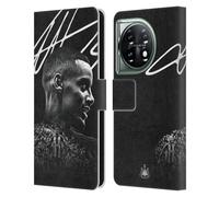 Head Case Designs sous Licence Officielle Newcastle United Football Club Alexander Isak 2024/25 Première Équipe Coque en Cuir à Portefeuille Compatible avec OnePlus 11 5G