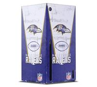 Head Case Designs Sous Licence Officielle NFL Bannière Baltimore Ravens Enveloppement De Console De Jeu Compatible avec Xbox Series X
