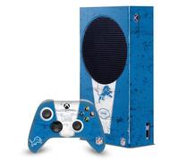 Head Case Designs Sous Licence Officielle NFL Bannière Detroit Lions Enveloppement De Console De Jeu Et Skins Pour Manette De Jeu Ensemble compatible avec Xbox Series S