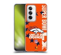 Head Case Designs sous Licence Officielle NFL Broncos United in Orange 2026 Super Bowl LX Coque en Gel [Protection de Qualité Militaire] Compatible avec Oppo Reno12 5G