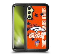Head Case Designs sous Licence Officielle NFL Broncos United in Orange 2026 Super Bowl LX Étui Antichoc Ultra-Blindé Compatible avec Samsung Galaxy A34 5G