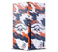 Head Case Designs Sous Licence Officielle NFL Camou Denver Broncos Enveloppement De Console De Jeu Compatible avec Xbox Series X