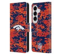 Head Case Designs sous Licence Officielle NFL Camouflage Numérique Denver Broncos Graphics Étui Portefeuille en Cuir Compatible avec Samsung Galaxy S26