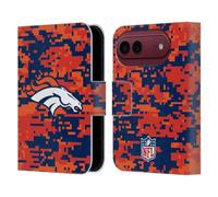 Head Case Designs sous Licence Officielle NFL Camouflage Numérique Denver Broncos Graphics Étui Portefeuille en Cuir Compatible avec Apple iPhone Duo