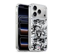 Head Case Designs sous Licence Officielle NFL Camouflage Numérique Las Vegas Raiders Graphics Coque en Gel [Qualité Militaire] Compatible avec Apple iPhone 17 Pro Et avec MagSafe
