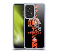 Head Case Designs sous Licence Officielle NFL Casque Cincinnati Bengals Logo Coque en Gel [Protection de Qualité Militaire] Compatible avec Galaxy A33 5G (2022)