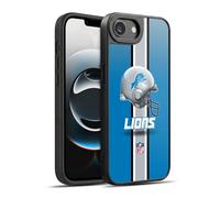Head Case Designs sous Licence Officielle NFL Casque Detroit Lions Logo Coque en Gel renforcée [Protection de Qualité Militaire] Compatible avec Apple iPhone 16e / iPhone 17e