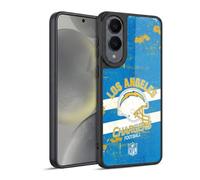 Head Case Designs sous Licence Officielle NFL Casque en Détresse Los Angeles Chargers Logo Art Coque en Gel renforcée [Protection de Qualité Militaire] Compatible avec Samsung Galaxy S25 Edge