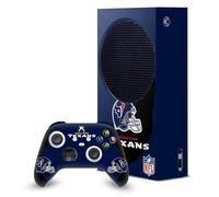 Head Case Designs Sous Licence Officielle NFL Coup de Balayage Houston Texans Enveloppement De Console De Jeu Et Skins Pour Manette compatible avec Xbox Series S Console & Controller Bundle