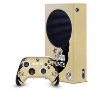 Head Case Designs Sous Licence Officielle NFL Coup de balayage New Orleans Saints Enveloppement De Console De Jeu Et Skins Pour Manette compatible avec Xbox Series S Console & Controller Bundle