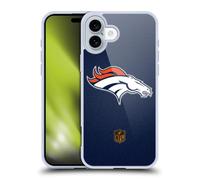 Head Case Designs sous Licence Officielle NFL Football Denver Broncos Logo Coque en Gel [Protection de Qualité Militaire] Compatible avec Apple iPhone 16 Plus Et Compatible avec MagSafe