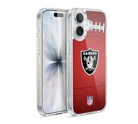 Head Case Designs sous Licence Officielle NFL Football Las Vegas Raiders Graphics Coque en Gel [Protection de Qualité Militaire] Compatible avec Apple iPhone 17 Et avec MagSafe