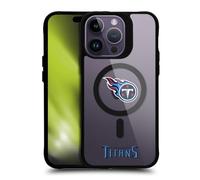 Head Case Designs sous Licence Officielle NFL Logo Tennessee Titans Black Shockproof Bumper Case [Military Grade Protection] Compatible with Apple iPhone 14 Pro Max and Compatible with MagSafe