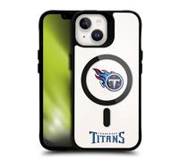 Head Case Designs sous Licence Officielle NFL Logo Tennessee Titans Black Shockproof Bumper Case [Military Grade Protection] Compatible with Apple iPhone 14 and Compatible with MagSafe