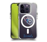 Head Case Designs sous Licence Officielle NFL Logo Tennessee Titans Étui Antichoc [Protection de Qualité Militaire] Compatible avec Apple iPhone 14 Pro et Compatible avec MagSafe