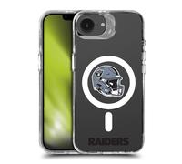 Head Case Designs sous Licence Officielle NFL Logotype De Casque Las Vegas Raiders Étui Antichoc [Protection de Qualité Militaire] Compatible avec Apple iPhone 16e et Compatible avec MagSafe