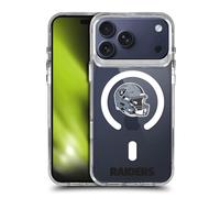 Head Case Designs sous Licence Officielle NFL Logotype De Casque Las Vegas Raiders Étui Antichoc [Protection de Qualité Militaire] Compatible avec Apple iPhone 17 Pro Max et Compatible avec MagSafe