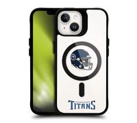 Head Case Designs sous Licence Officielle NFL Logotype De Casque Tennessee Titans Black Shockproof Bumper Case [Military Grade Protection] Compatible with Apple iPhone 14 and Compatible with MagSafe