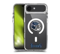 Head Case Designs sous Licence Officielle NFL Logotype De Casque Tennessee Titans Étui Antichoc [Protection de Qualité Militaire] Compatible avec Apple iPhone 17 Air et Compatible avec MagSafe