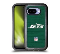 Head Case Designs sous Licence Officielle NFL Look Affligé New York Jets Logo Étui Antichoc Ultra-Blindé Compatible avec Google Pixel 9A