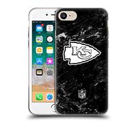 Head Case Designs sous Licence Officielle NFL Marbre Kansas City Chiefs Artwork Coque en Gel Doux Compatible avec Apple iPhone 7/8 / SE 2020 & 2022