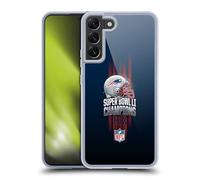 Head Case Designs sous Licence Officielle NFL New England Patriots 1 2017 Super Bowl Li Champion Coque en Gel [Qualité Militaire] Compatible avec Samsung Galaxy S22+ 5G Et Compatible avec MagSafe