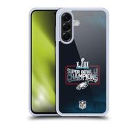 Head Case Designs sous Licence Officielle NFL Philadelphia Eagles 3 2018 Super Bowl LII Champions Coque en Gel [Protection de Qualité Militaire] Compatible avec Samsung Galaxy A56 5G