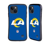 Head Case Designs sous Licence Officielle NFL Plaine Los Angeles Rams Logo Coque Hybride Compatible avec Apple iPhone 15