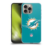 Head Case Designs sous Licence Officielle NFL Plaine Miami Dolphins Logo Coque Dure pour l'arrire Compatible avec Apple iPhone 16 Pro M