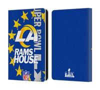 Head Case Designs sous Licence Officielle NFL Rams House 2026 Super Bowl LX Étui Portefeuille en Cuir Compatible avec Amazon Kindle 11th Gen (2024)