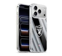 Head Case Designs sous Licence Officielle NFL Rayures Las Vegas Raiders Artwork Coque en Gel [Protection de Qualité Militaire] Compatible avec Apple iPhone 17 Pro Max Et avec MagSafe