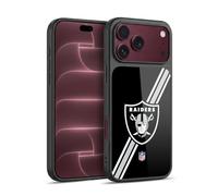 Head Case Designs sous Licence Officielle NFL Rayures Las Vegas Raiders Logo Coque en Gel renforcée [Protection de Qualité Militaire] Compatible avec Apple iPhone 18 Pro Max