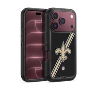 Head Case Designs sous Licence Officielle NFL Rayures New Orleans Saints Logo Étui Antichoc Ultra-Blindé Compatible avec Apple iPhone 18 Pro Max