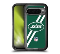 Head Case Designs sous Licence Officielle NFL Rayures New York Jets Logo Étui Antichoc Ultra-Blindé Compatible avec Google Pixel 9 Pro XL
