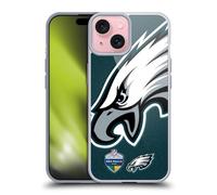 Head Case Designs sous Licence Officielle NFL São Paulo Eagles Jeux Internationaux 2024 Coque en Gel [Protection de Qualité Militaire] Compatible avec Apple iPhone 15 Et Compatible avec MagSafe