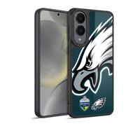 Head Case Designs sous Licence Officielle NFL São Paulo Eagles Jeux Internationaux 2024 Coque en Gel renforcée [Protection de Qualité Militaire] Compatible avec Samsung Galaxy S25 Edge