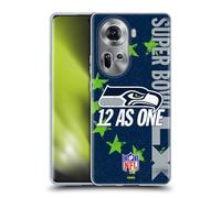 Head Case Designs sous Licence Officielle NFL Seahawks We are 12 2026 Super Bowl LX Coque en Gel [Protection de Qualité Militaire] Compatible avec Oppo Reno11