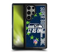 Head Case Designs sous Licence Officielle NFL Seahawks We are 12 2026 Super Bowl LX Étui Antichoc Ultra-Blindé Compatible avec Samsung Galaxy S23 Ultra 5G
