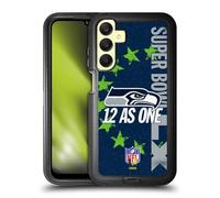 Head Case Designs sous Licence Officielle NFL Seahawks We are 12 2026 Super Bowl LX Étui Antichoc Ultra-Blindé Compatible avec Samsung Galaxy A25 5G