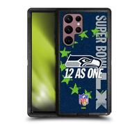 Head Case Designs sous Licence Officielle NFL Seahawks We are 12 2026 Super Bowl LX Étui Antichoc Ultra-Blindé Compatible avec Samsung Galaxy S22 Ultra 5G