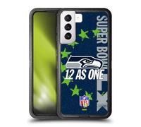 Head Case Designs sous Licence Officielle NFL Seahawks We are 12 2026 Super Bowl LX Étui Antichoc Ultra-Blindé Compatible avec Samsung Galaxy S21+ 5G