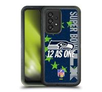 Head Case Designs sous Licence Officielle NFL Seahawks We are 12 2026 Super Bowl LX Étui Antichoc Ultra-Blindé Compatible avec Galaxy A33 5G (2022)