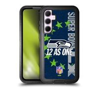 Head Case Designs sous Licence Officielle NFL Seahawks We are 12 2026 Super Bowl LX Étui Antichoc Ultra-Blindé Compatible avec Samsung Galaxy A35 5G