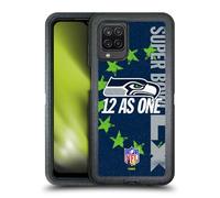 Head Case Designs sous Licence Officielle NFL Seahawks We are 12 2026 Super Bowl LX Étui Antichoc Ultra-Blindé Compatible avec Samsung Galaxy A12 (2020)