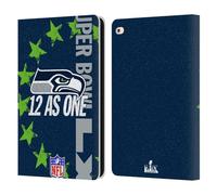 Head Case Designs sous Licence Officielle NFL Seahawks We are 12 2026 Super Bowl LX Étui Portefeuille en Cuir Compatible avec Apple iPad Air 2 (2014)