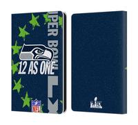 Head Case Designs sous Licence Officielle NFL Seahawks We are 12 2026 Super Bowl LX Étui Portefeuille en Cuir Compatible avec Amazon Kindle Paperwhite 6