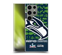 Head Case Designs sous Licence Officielle NFL Seattle Grand Format 2026 Super Bowl LX Champions Coque Dure pour l'arrière Compatible avec Samsung Galaxy S23 Ultra 5G