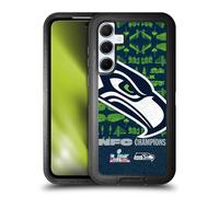 Head Case Designs sous Licence Officielle NFL Seattle Grand Format 2026 Super Bowl LX Champions Étui Antichoc Ultra-Blindé Compatible avec Samsung Galaxy A55 5G