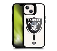 Head Case Designs sous Licence Officielle NFL Surdimensionné Las Vegas Raiders Black Shockproof Bumper Case [Military Grade Protection] Compatible with Apple iPhone 13 and Compatible with MagSafe